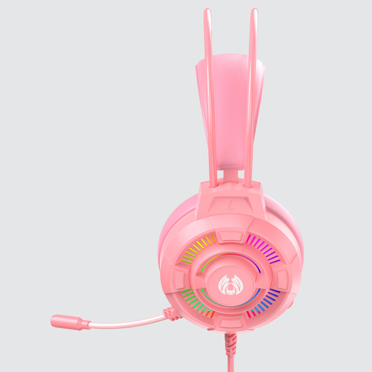 BATXELLENT H81 RGB Wired Headset Adjustable Gaming Headphone Noise Canceling Earphone with Mic for PC, Laptops, Mobile Phones