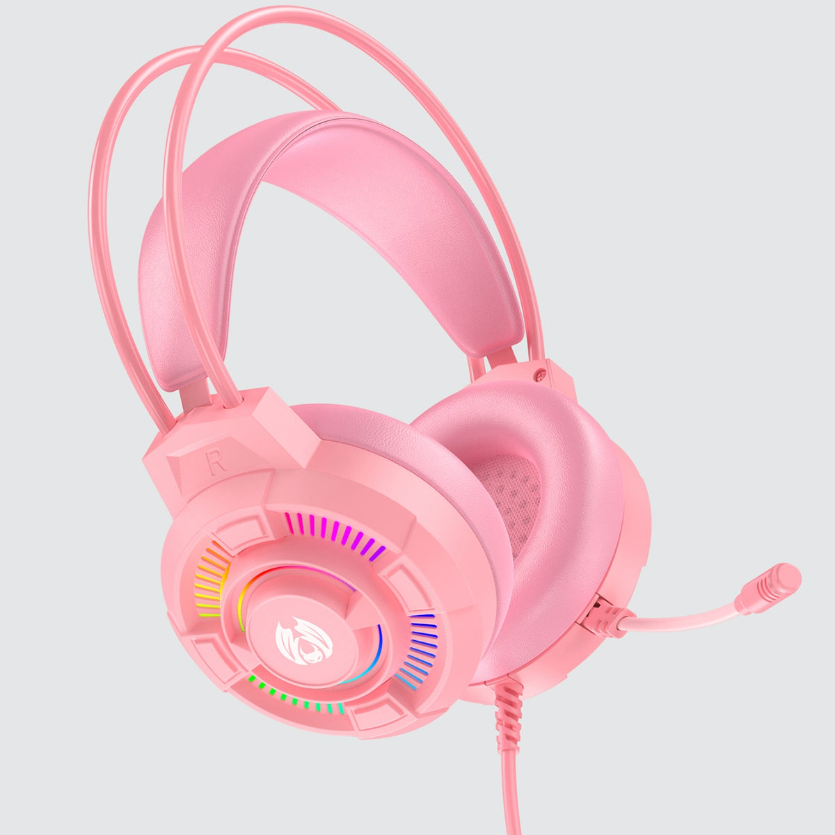 BATXELLENT H81 RGB Wired Headset Adjustable Gaming Headphone Noise Canceling Earphone with Mic for PC, Laptops, Mobile Phones