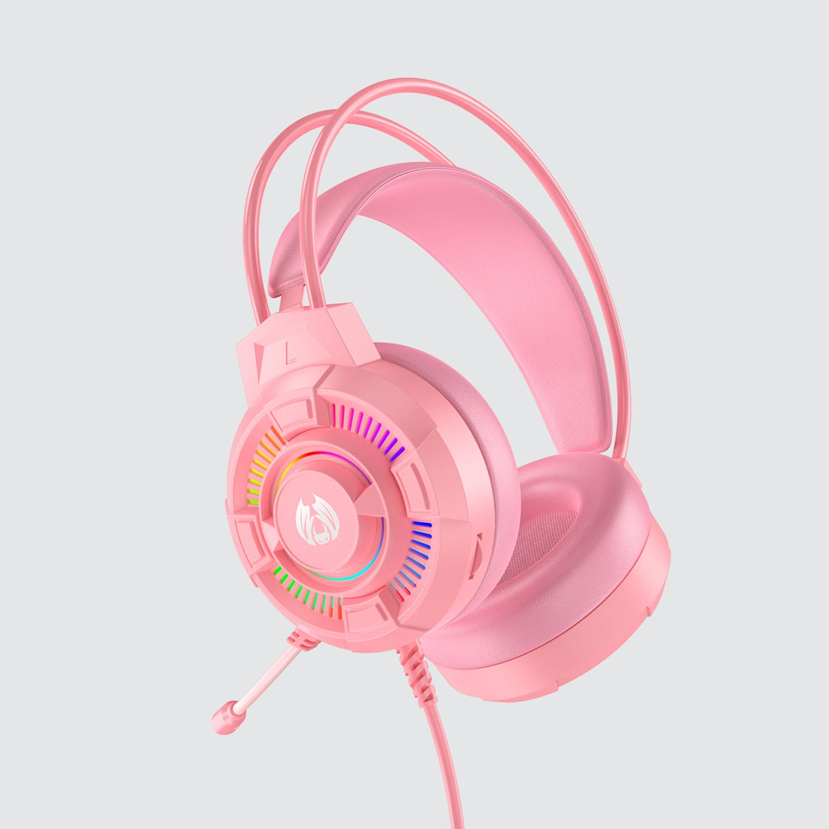 BATXELLENT H81 RGB Wired Headset Adjustable Gaming Headphone Noise Canceling Earphone with Mic for PC, Laptops, Mobile Phones
