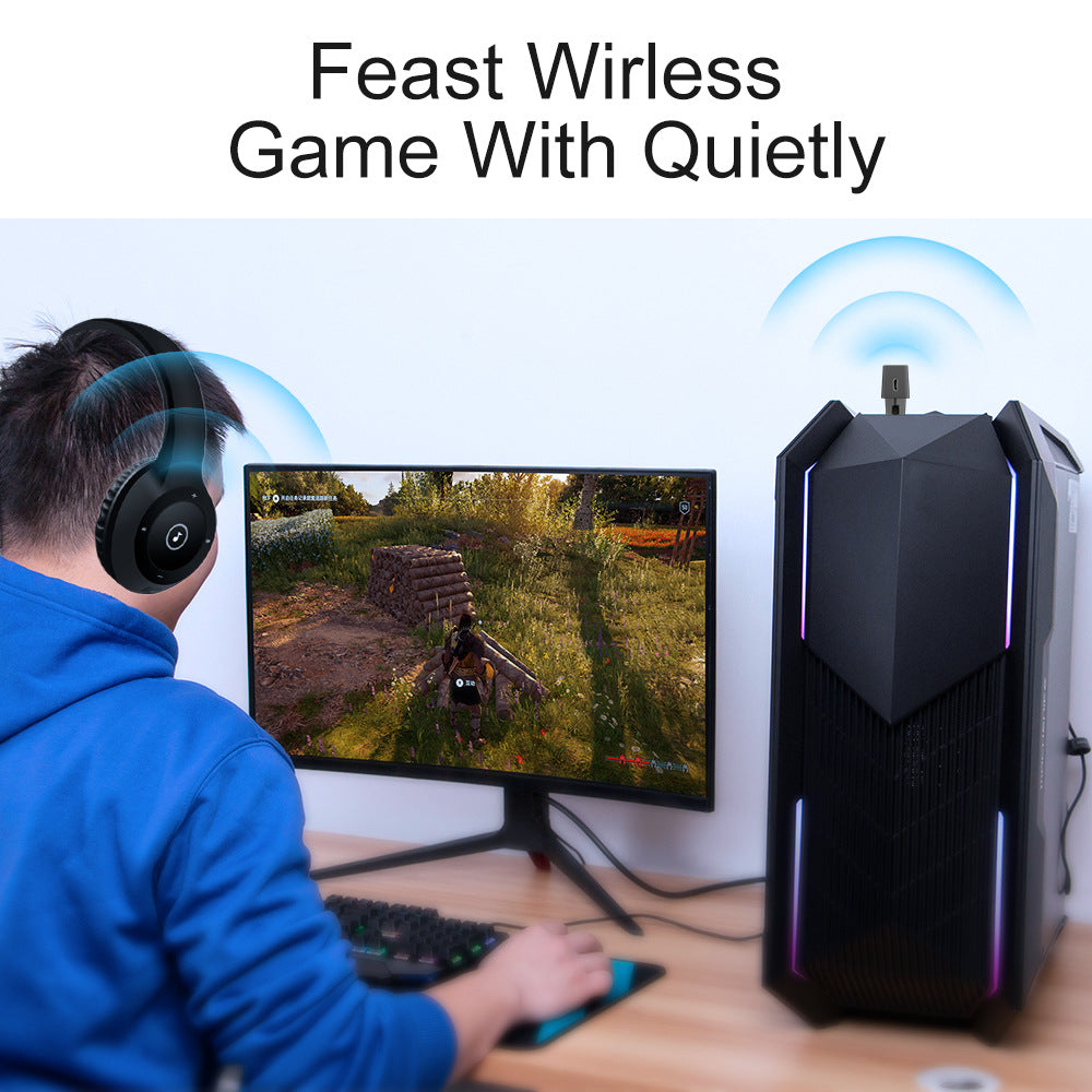 BT5814 Bluetooth 5.0 Wireless Aircraft Transmitter Audio Adapter for Airline Entertainment System