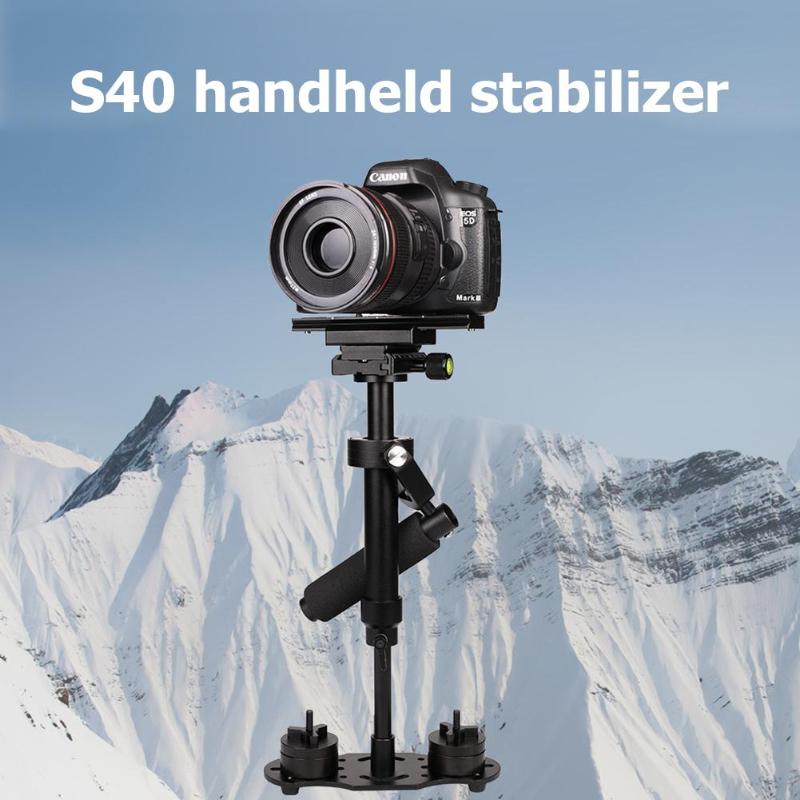 S40 Handheld Stabilizer 40cm Aluminum Alloy Photographic Video Stabilizer for Steadycam Steadicam DSLR Camera Camcorder