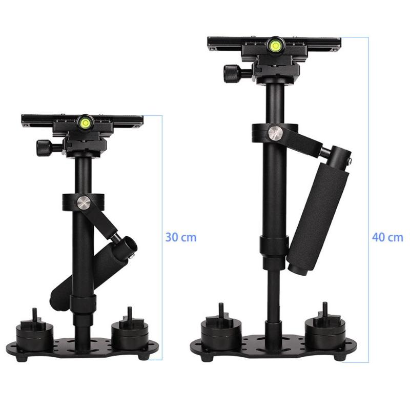 S40 Handheld Stabilizer 40cm Aluminum Alloy Photographic Video Stabilizer for Steadycam Steadicam DSLR Camera Camcorder