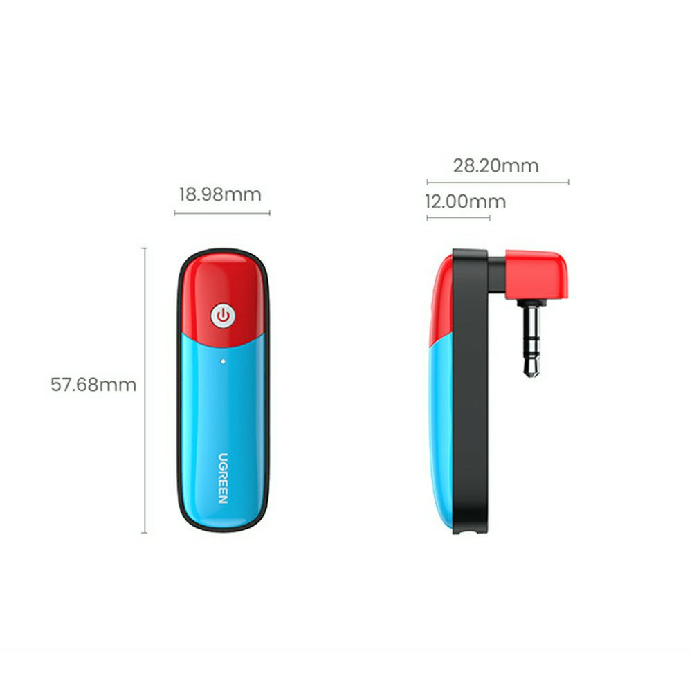 UGREEN 80188 Bluetooth 5.0 Transmitter 3.5mm Audio Adapter APTX LL Wireless Transmitter for Nintendo Switch