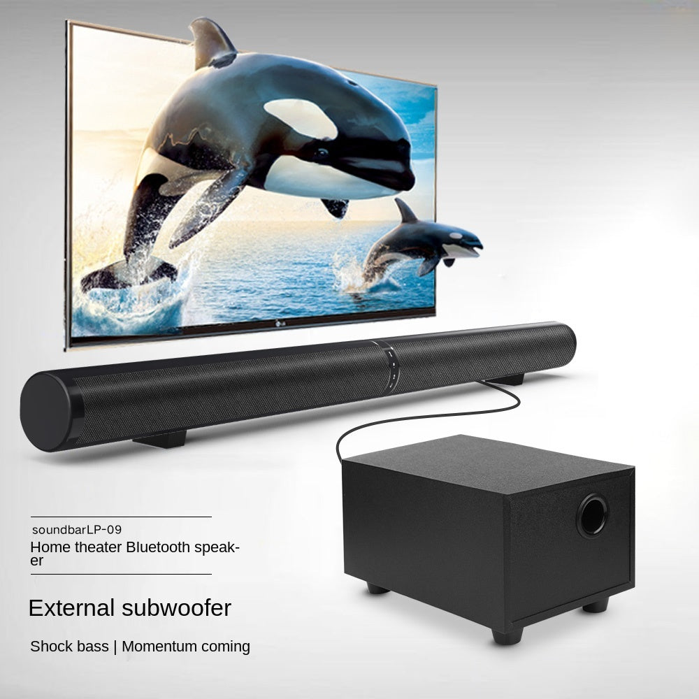 LP-09 Bluetooth Speaker Home Theater Surround Audio Soundbar Subwoofer System Set