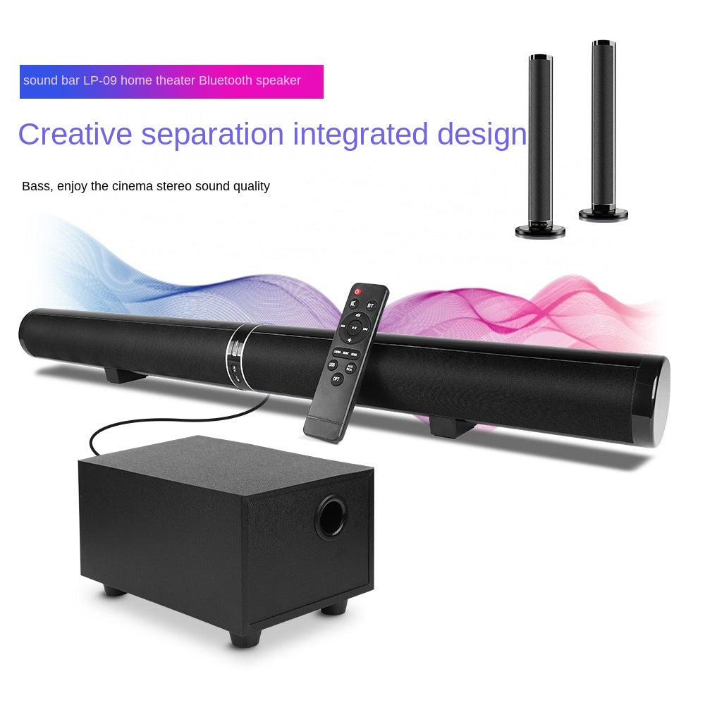 LP-09 Bluetooth Speaker Home Theater Surround Audio Soundbar Subwoofer System Set