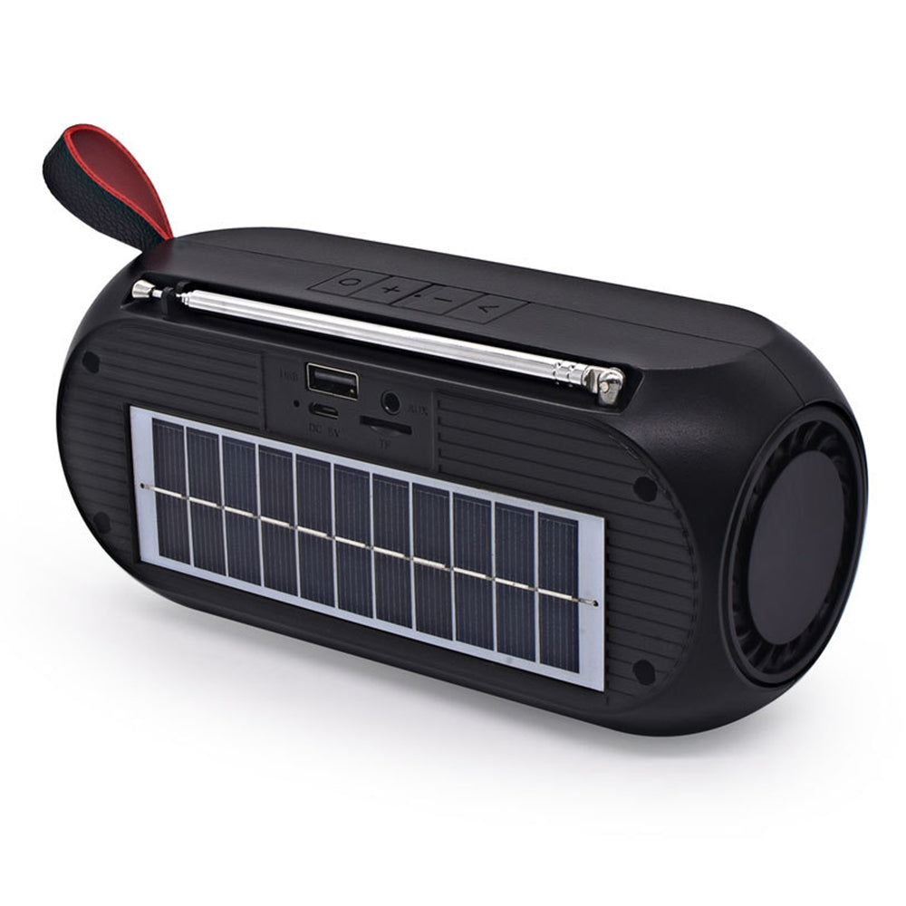 XM-U3S Wireless Bluetooth Speaker Household Outdoor U disk/TF Card Car Subwoofer Solar Power Speaker with FM Radio Function