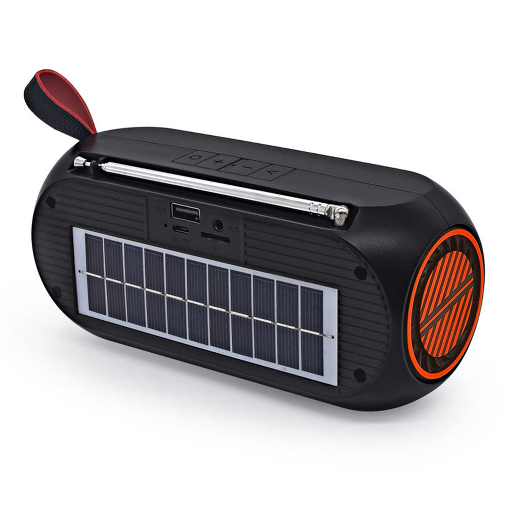 XM-U3S Wireless Bluetooth Speaker Household Outdoor U disk/TF Card Car Subwoofer Solar Power Speaker with FM Radio Function