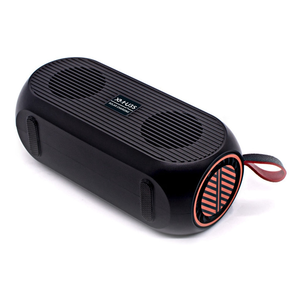 XM-U3S Wireless Bluetooth Speaker Household Outdoor U disk/TF Card Car Subwoofer Solar Power Speaker with FM Radio Function