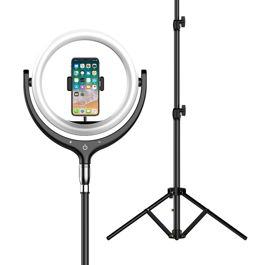 12" Selfie Ring Light LED Ring Light Cell Phone Holder LED Lamp Camera Light for YouTube Video Makeup Tik Tok