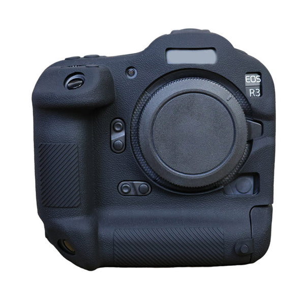 Drop Protection Flexible Silicone Protective Case for Canon EOS R3  Camera, Anti-scratch Anti-drop Cover
