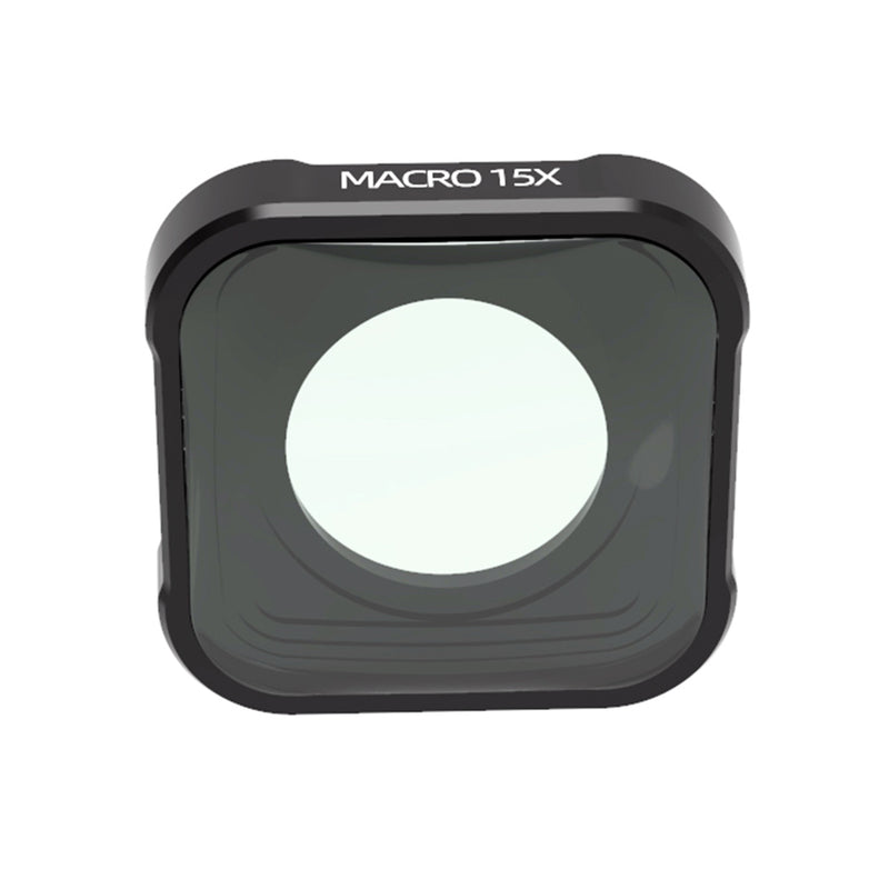 GP9 1953-22 15X Macro Camera Lens Action Camera Optical Glass Lens Shooting Additional Lens Accessories for GoPro Hero 9