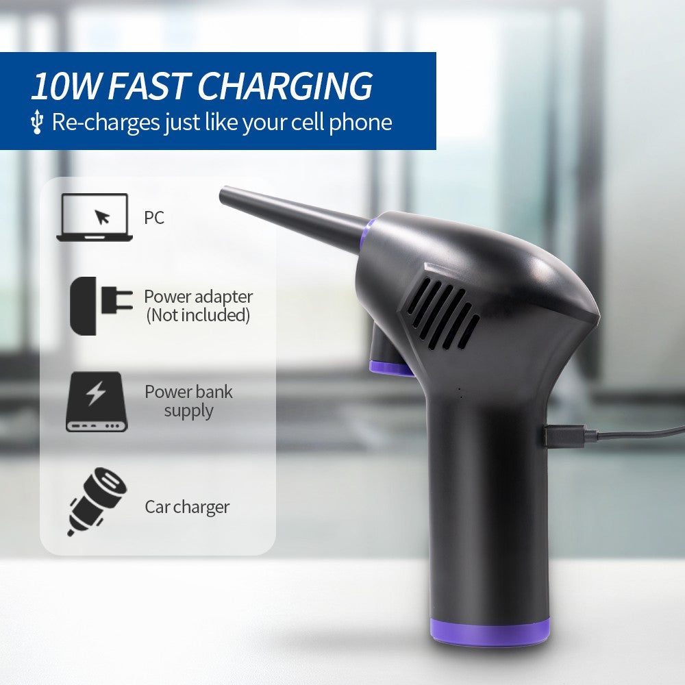 201 Rechargeable Multi-Functional Vacuum Cleaner Car Detachable Nozzle Mini Powerful Hand-Held Cleaner