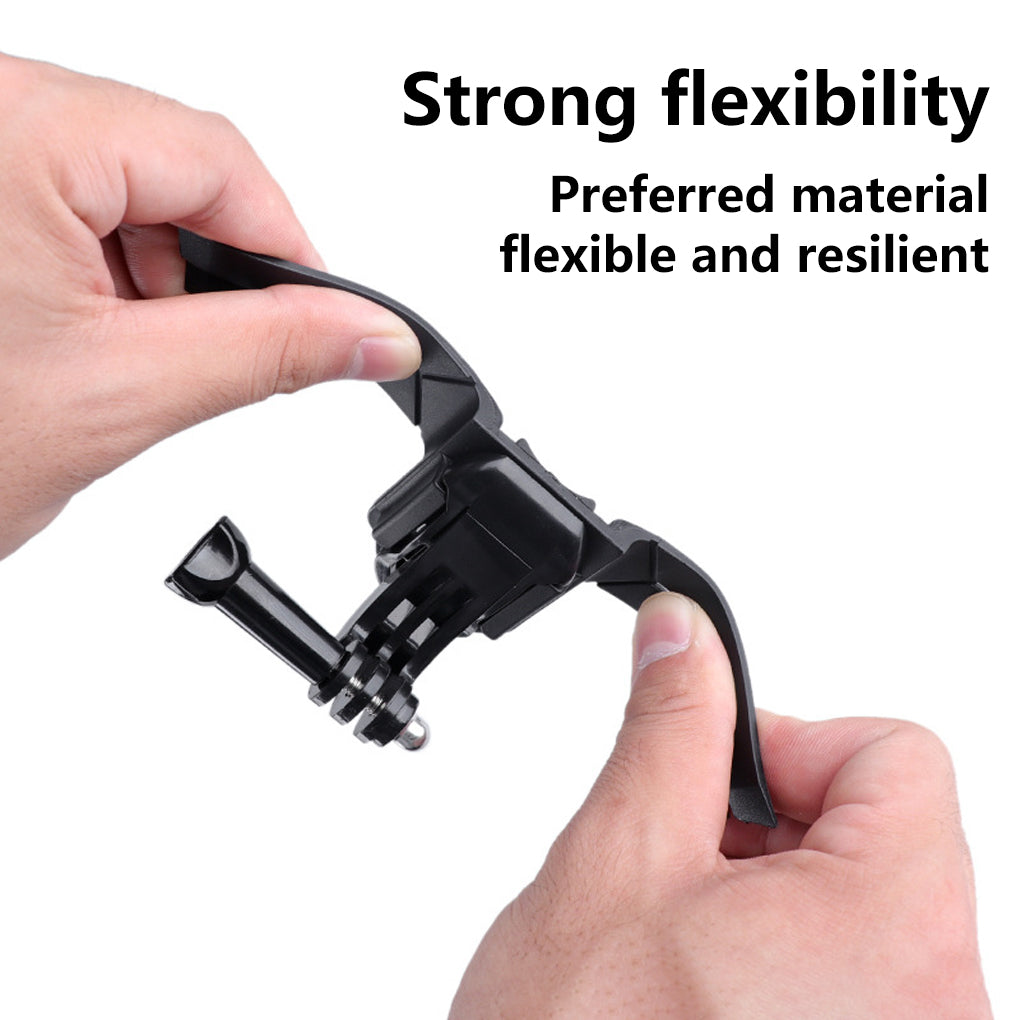 For GoPro 10/9 / Insta360 Action Camera Motorcycle Helmet Chin Strap Mount Holder Support Bracket