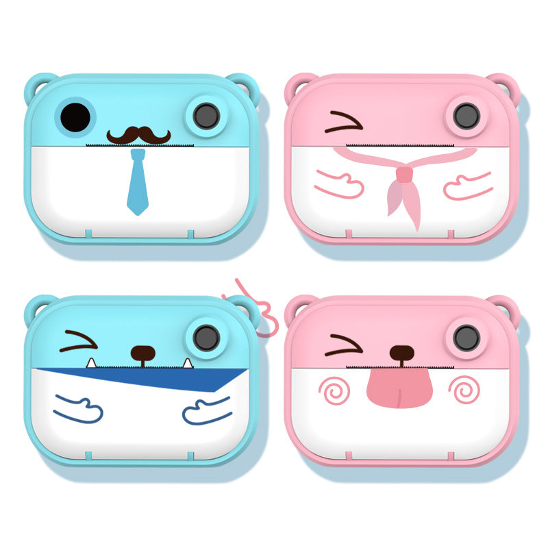 C3 Kids Cute Cartoon Instant Print Camera 2.4-inch IPS HD Screen Children Camcorder Toy