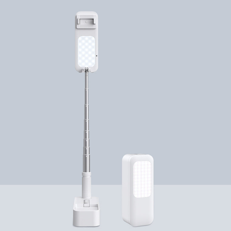 Multi-functional Phone Holder Light Panoramic View LED Fill Light for Live Broadcast Short Video Shooting Makeup