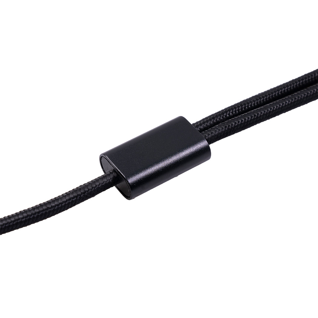 3.5mm to Double 6.35mm Aux Cable 2 Mono 6.35 Jack to 3.5 Male Audio Cable 2m for Phone to Mixer Amplifier