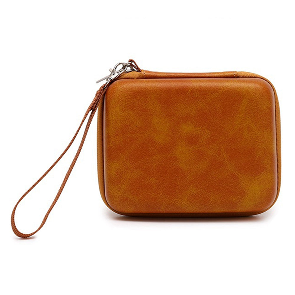 For DJI Action 2 Sports Camera Portable Storage Bag Zipper PU+EVA Shockproof Carrying Case