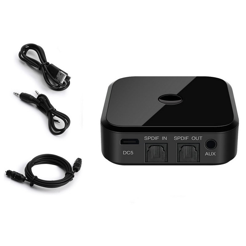 TX16 Apt-x HiFi Bluetooth Receiver Transmitter Wireless Adapter Fiber Optic Bluetooth Adapter for Smartphone PC TV