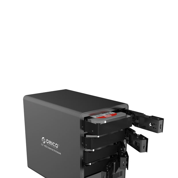 ORICO 9558RU3 Aluminum USB 3.0 5 Bay 3.5-inch SATA Hard Drive Enclosure with RAID Function
