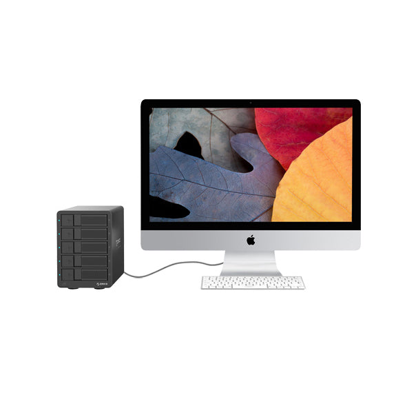 ORICO 9558RU3 Aluminum USB 3.0 5 Bay 3.5-inch SATA Hard Drive Enclosure with RAID Function