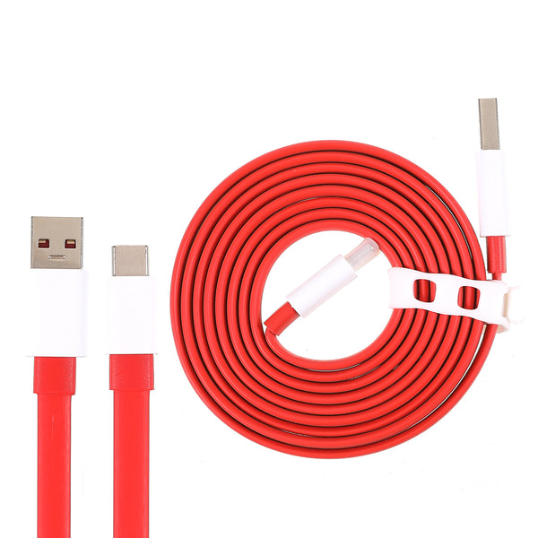 ONEPLUS 1.5m Dash Charge Type-C Flat Cable 4A USB Fast Charge Data Cable for OnePlus 6/5/5T/3/3T