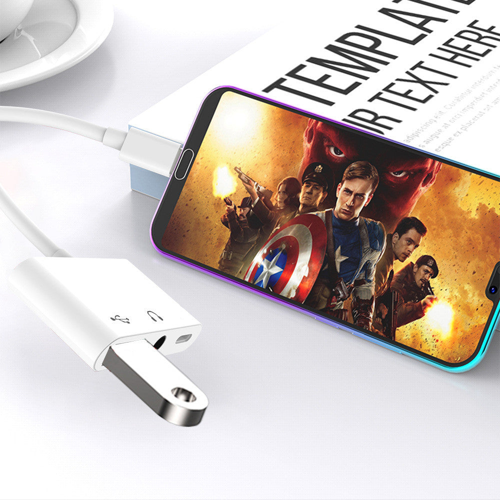Type C to 3.5mm Headphone Jack OTG Adapter Converter USB-C to Music Audio OTG Card Reader