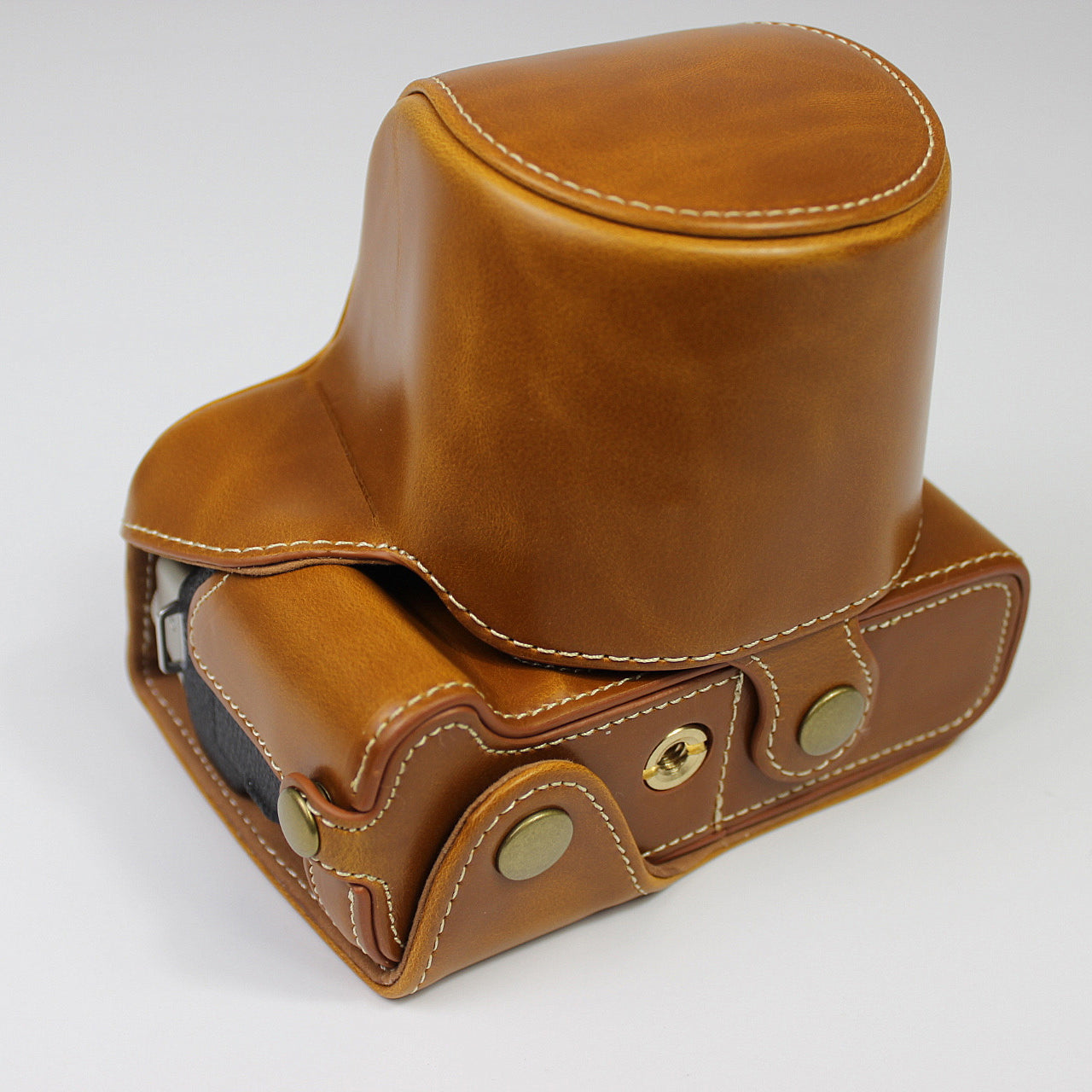 PU Leather Half Camera Case Cover for Fujifilm Fuji X-T200
