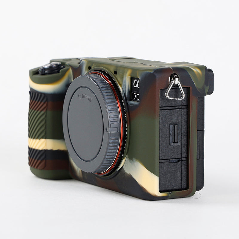 For Sony A7C Anti-slip Dust-proof Anti-collision Silicone ILDC Camera Protective Cover Case