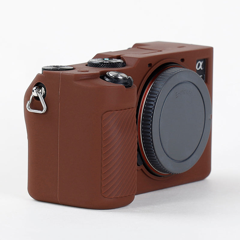 For Sony A7C Anti-slip Dust-proof Anti-collision Silicone ILDC Camera Protective Cover Case