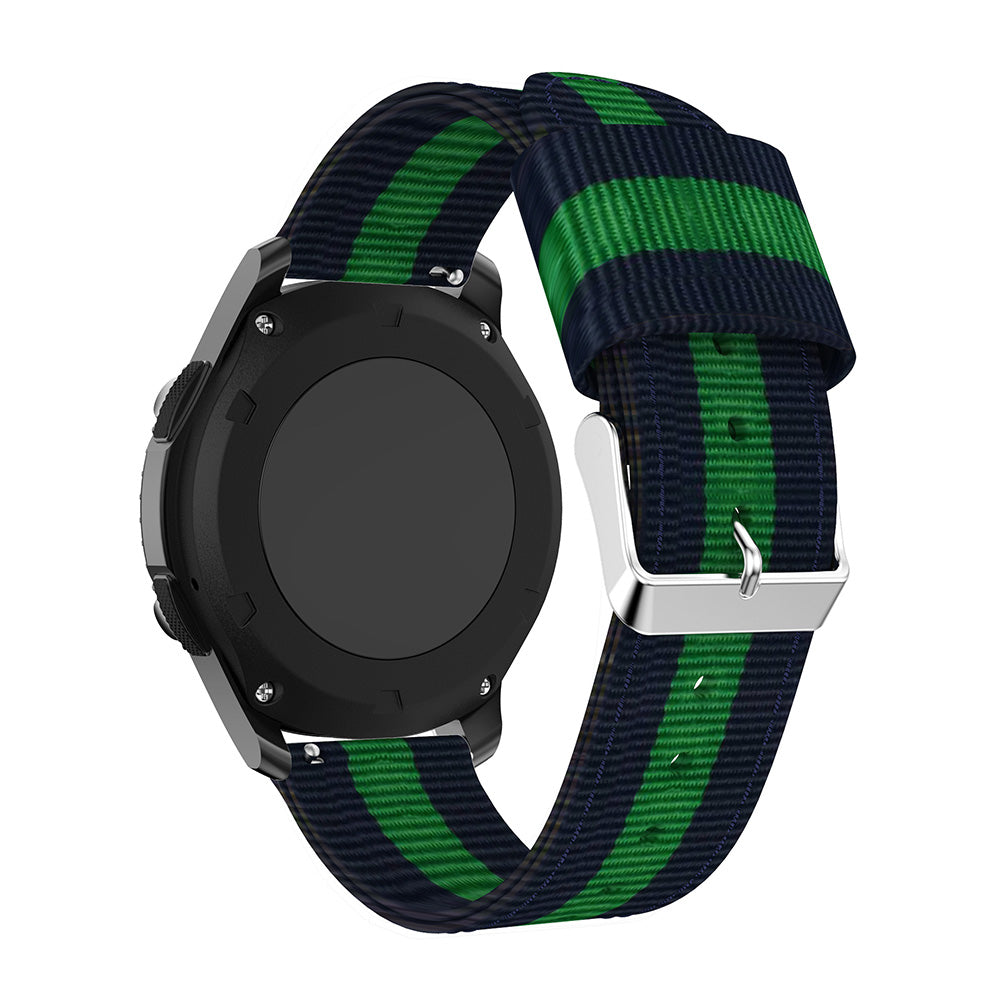 22mm Woven Nylon Adjustable Replacement Watch Band for Samsung Gear S3 Frontier / Classic