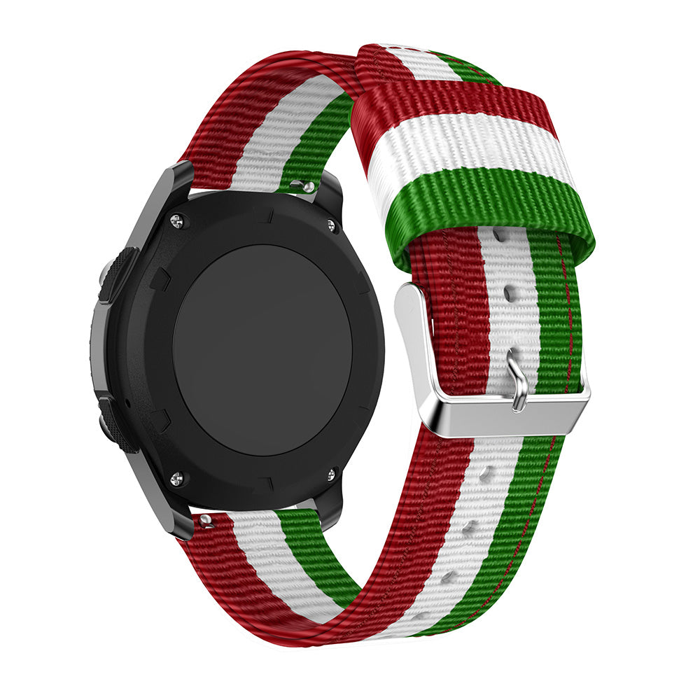 22mm Woven Nylon Adjustable Replacement Watch Band for Samsung Gear S3 Frontier / Classic