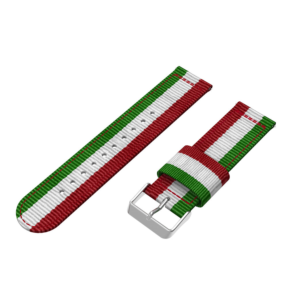 22mm Woven Nylon Adjustable Replacement Watch Band for Samsung Gear S3 Frontier / Classic