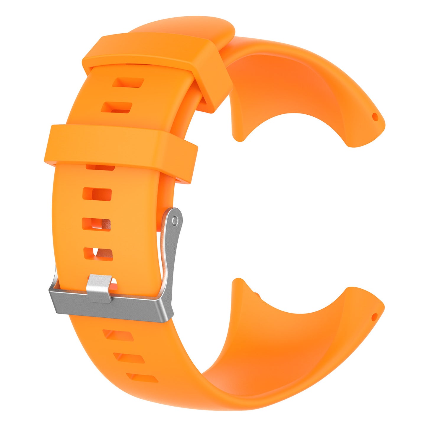 Flexible Silicone Watch Strap with Installation Tools for Suunto Core All Black