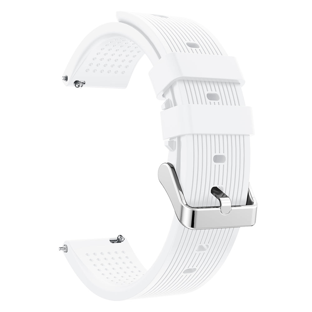 20mm Forehead Wrinkles Texture Soft Silicone Watch Band for Samsung Galaxy Gear Sport