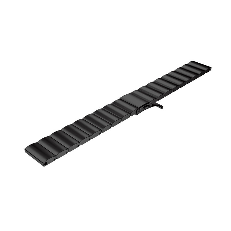 20mm Stainless Steel Solid Chain Watch Band Replacement with Folding Clasp for Huawei Watch 2