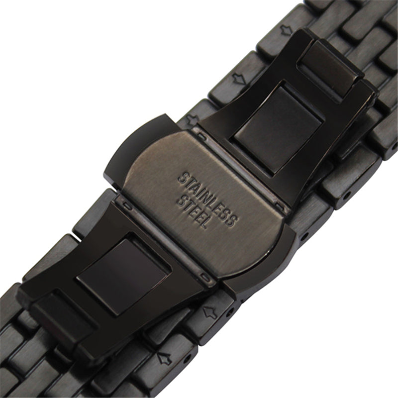 20mm Shiny Rhinestone Decor Stainless Steel Watchband with Butterfly Buckle for Samsung Gear S2 Classic