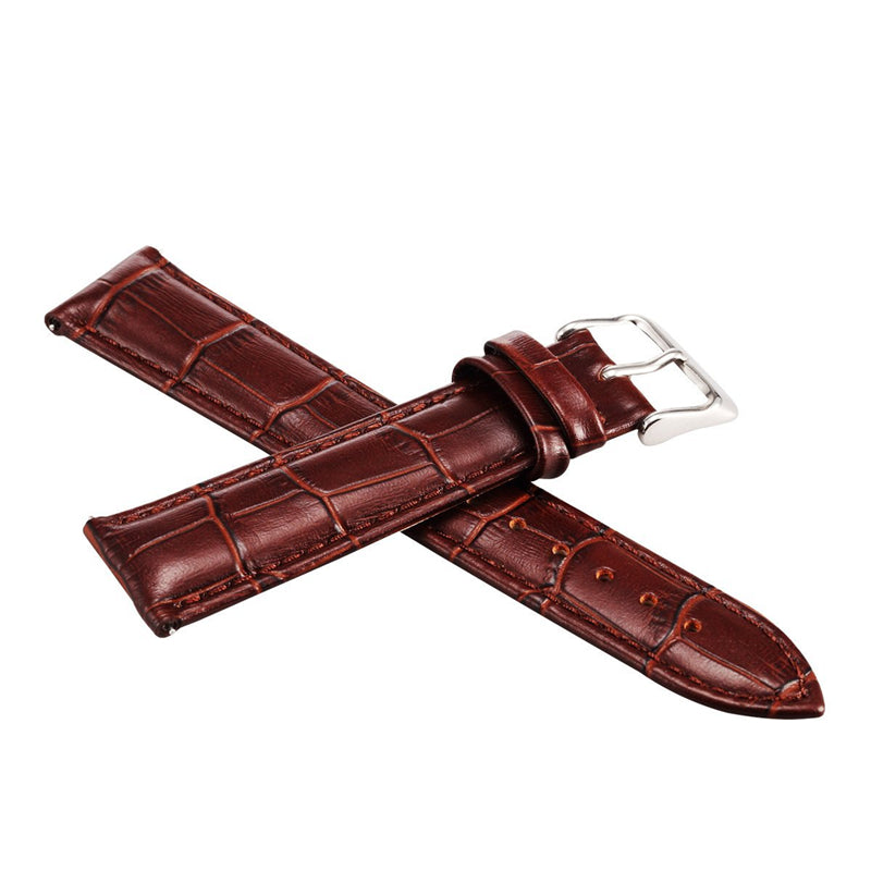 22mm Crocodile Texture PU Leather Watch Strap for Samsung Gear S3 Frontier / S3 Classic
