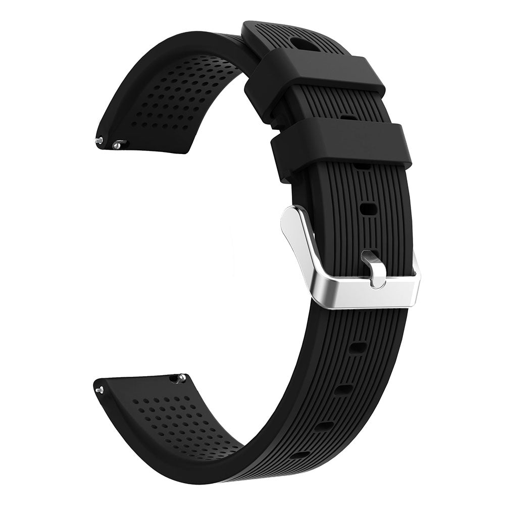 20mm Forehead Wrinkles Texture Soft Silicone Watch Band for Huami Amazfit Watch Youth Edition