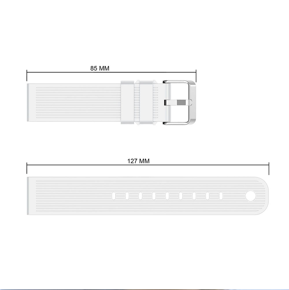 20mm Forehead Wrinkles Texture Soft Silicone Watch Band for Huami Amazfit Watch Youth Edition