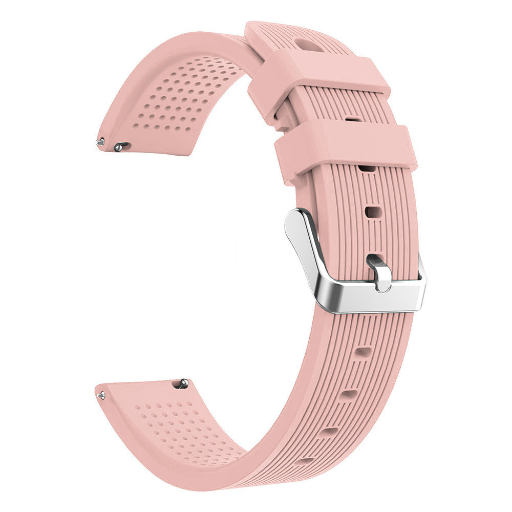 20mm Forehead Wrinkles Texture Soft Silicone Watch Band for Huami Amazfit Watch Youth Edition