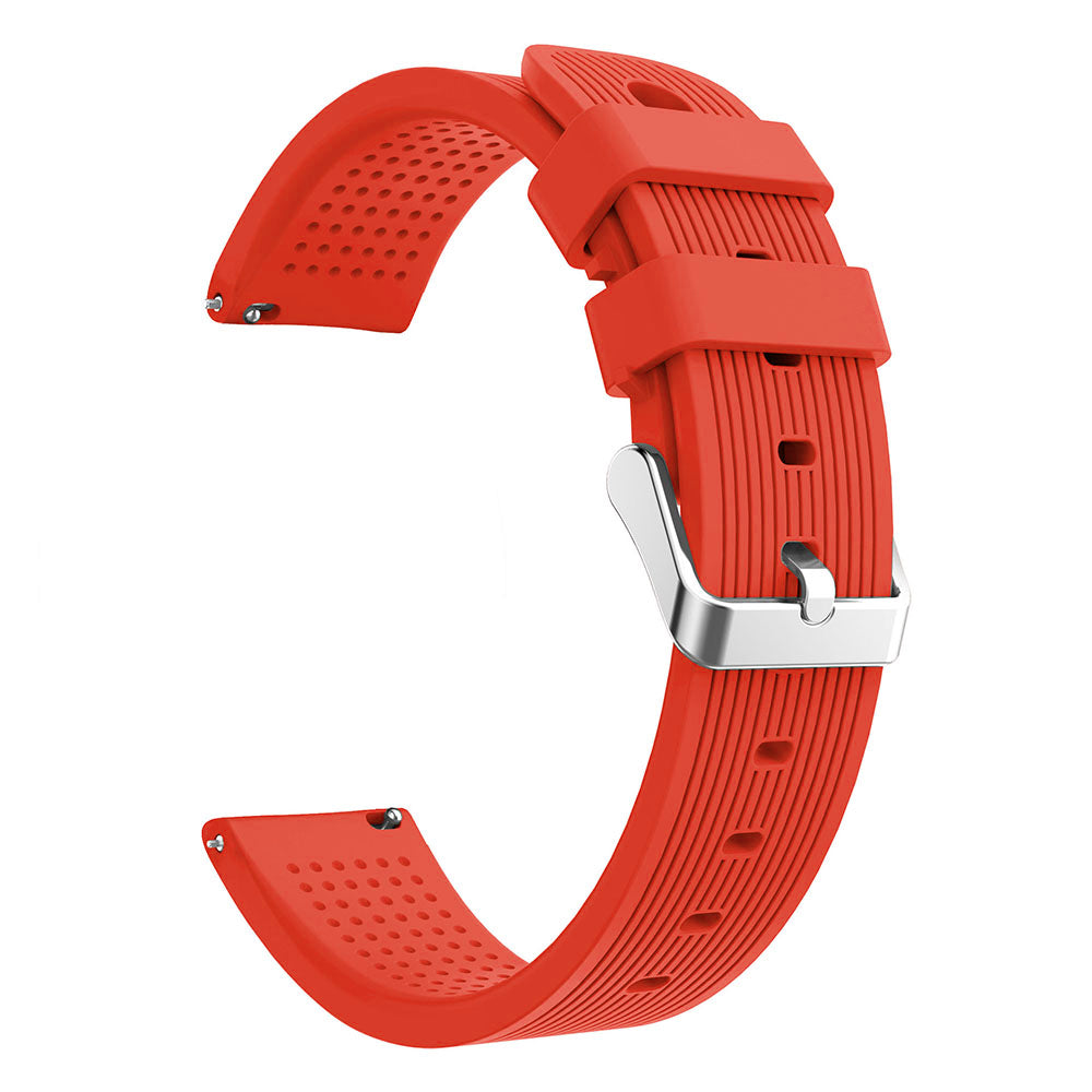 20mm Forehead Wrinkles Texture Soft Silicone Watch Band for Huami Amazfit Watch Youth Edition