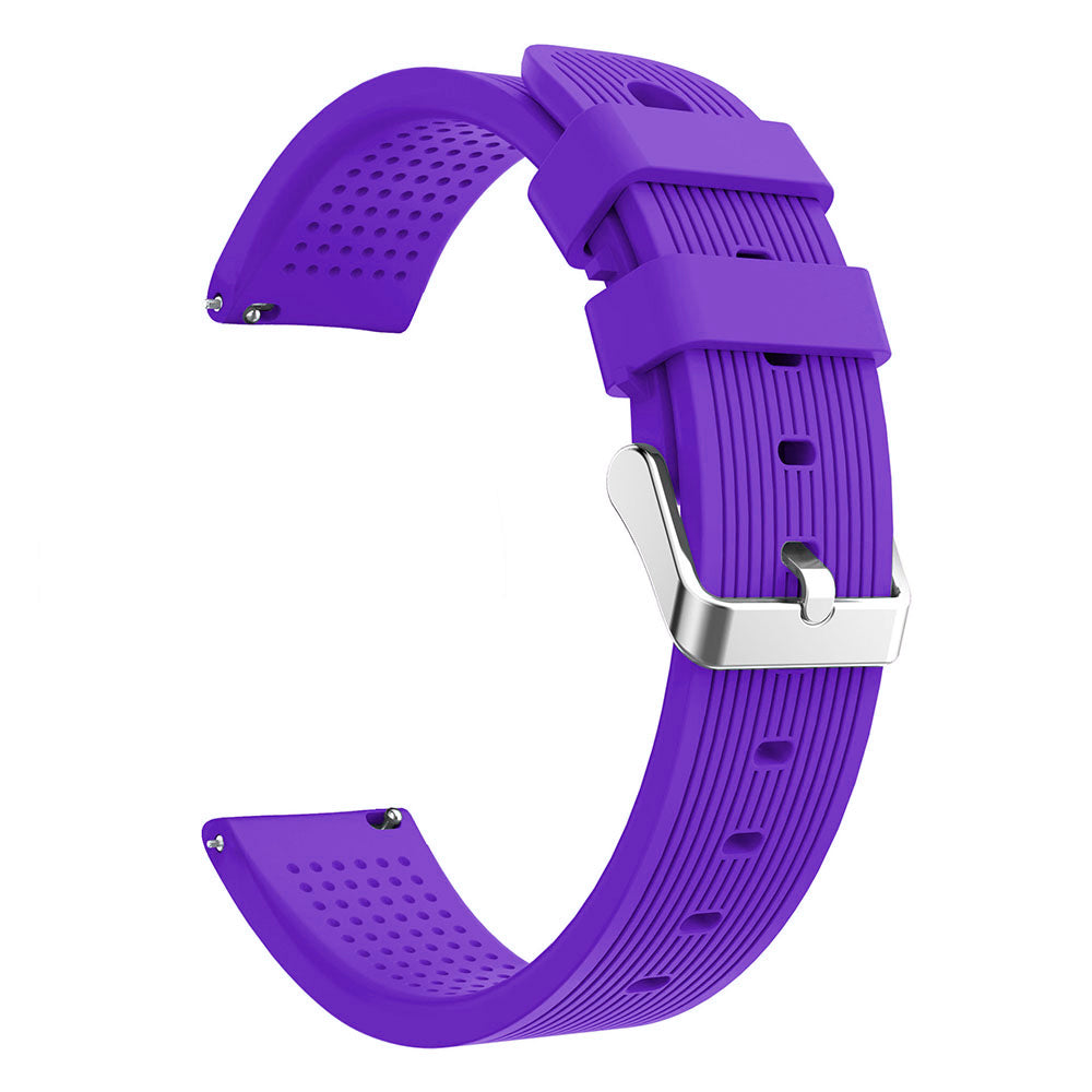 20mm Forehead Wrinkles Texture Soft Silicone Watch Band for Huami Amazfit Watch Youth Edition