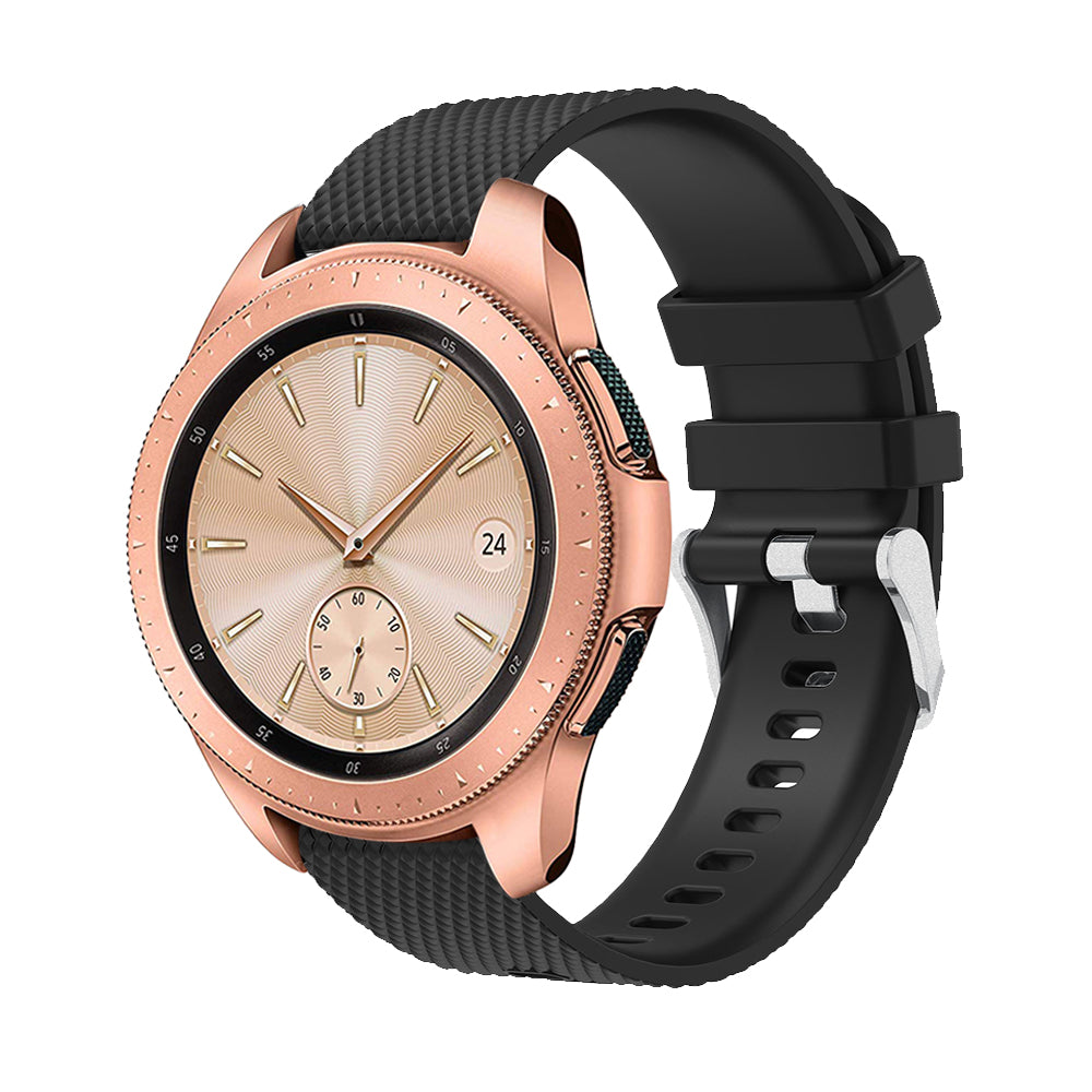20mm Silicone Watch Strap Adjustable Watchband Bracelet for Samsung Galaxy Watch 42mm
