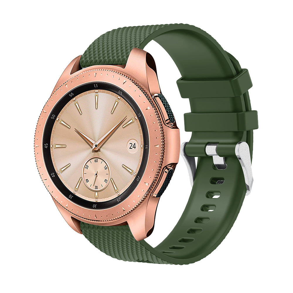 20mm Silicone Watch Strap Adjustable Watchband Bracelet for Samsung Galaxy Watch 42mm