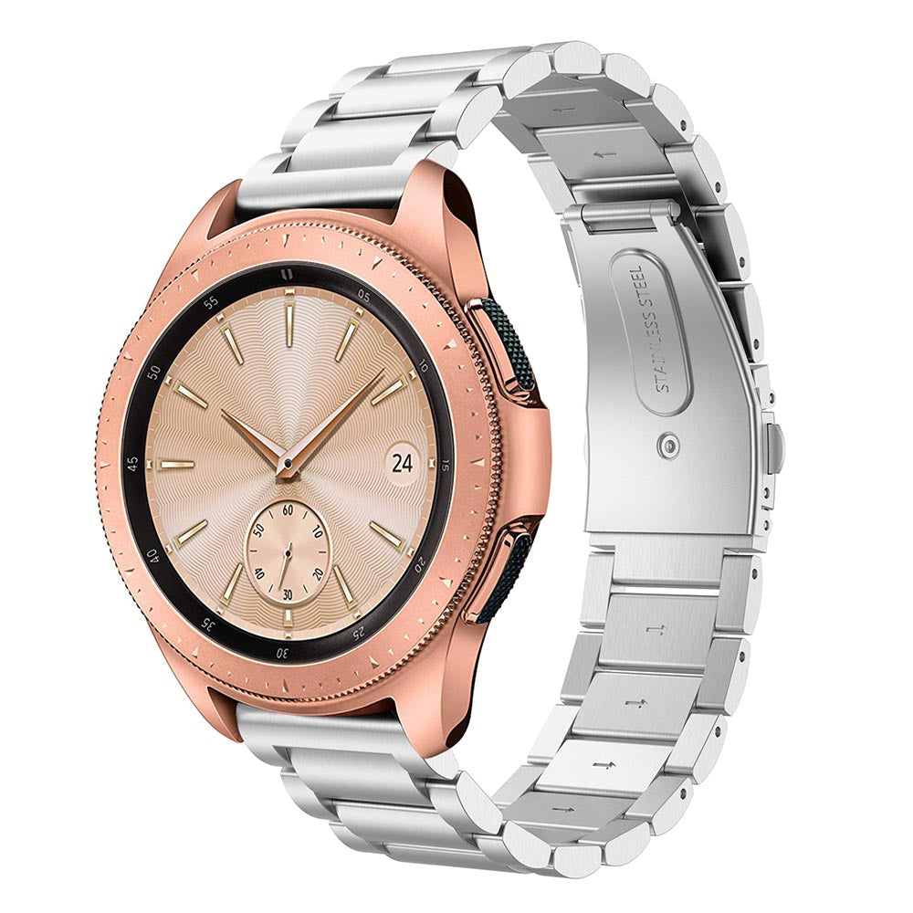 20mm Stainless Steel Link Chain Watch Strap Band for Samsung Galaxy Watch 42mm