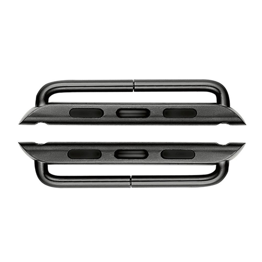 2Pcs/1 Pair Metal Connectors Clasp Watch Strap Adapter for Apple Watch Series 4 44mm, Series 3 / 2 / 1 42mm