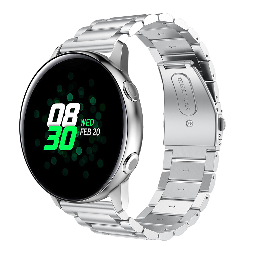 20mm Stainless Steel Watch Band Strap for Samsung Galaxy Watch Active SM-R500