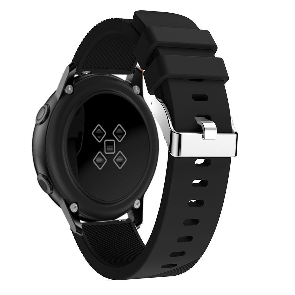 20mm Twill Texture Silicone Watch Strap for Samsung Galaxy Watch Active SM-R500
