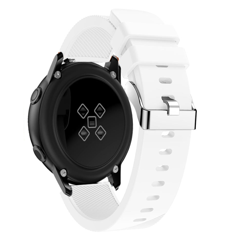 20mm Twill Texture Silicone Watch Strap for Samsung Galaxy Watch Active SM-R500