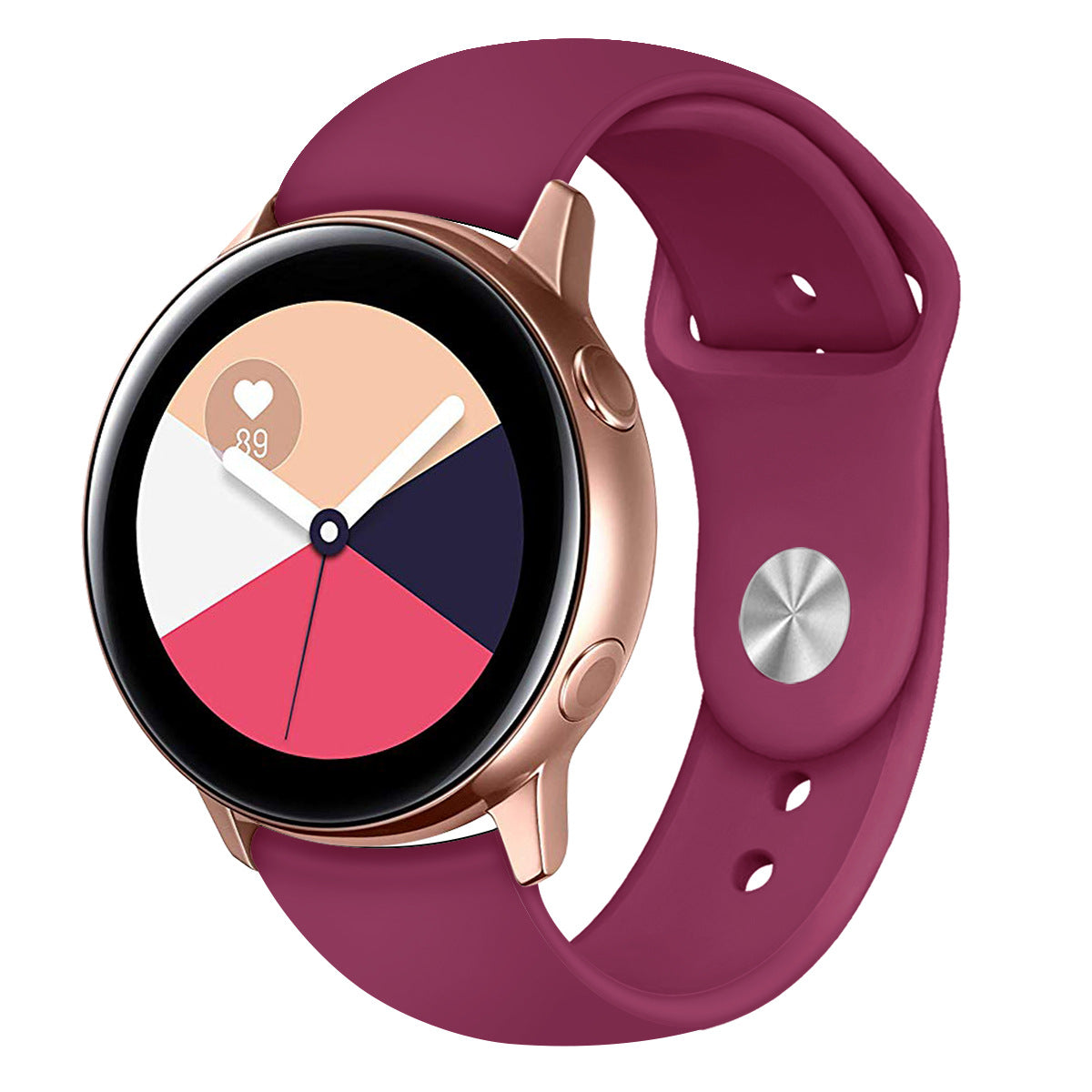 20mm Soft Silicone Watch Band Replacement for Samsung Galaxy Watch Active SM-R500